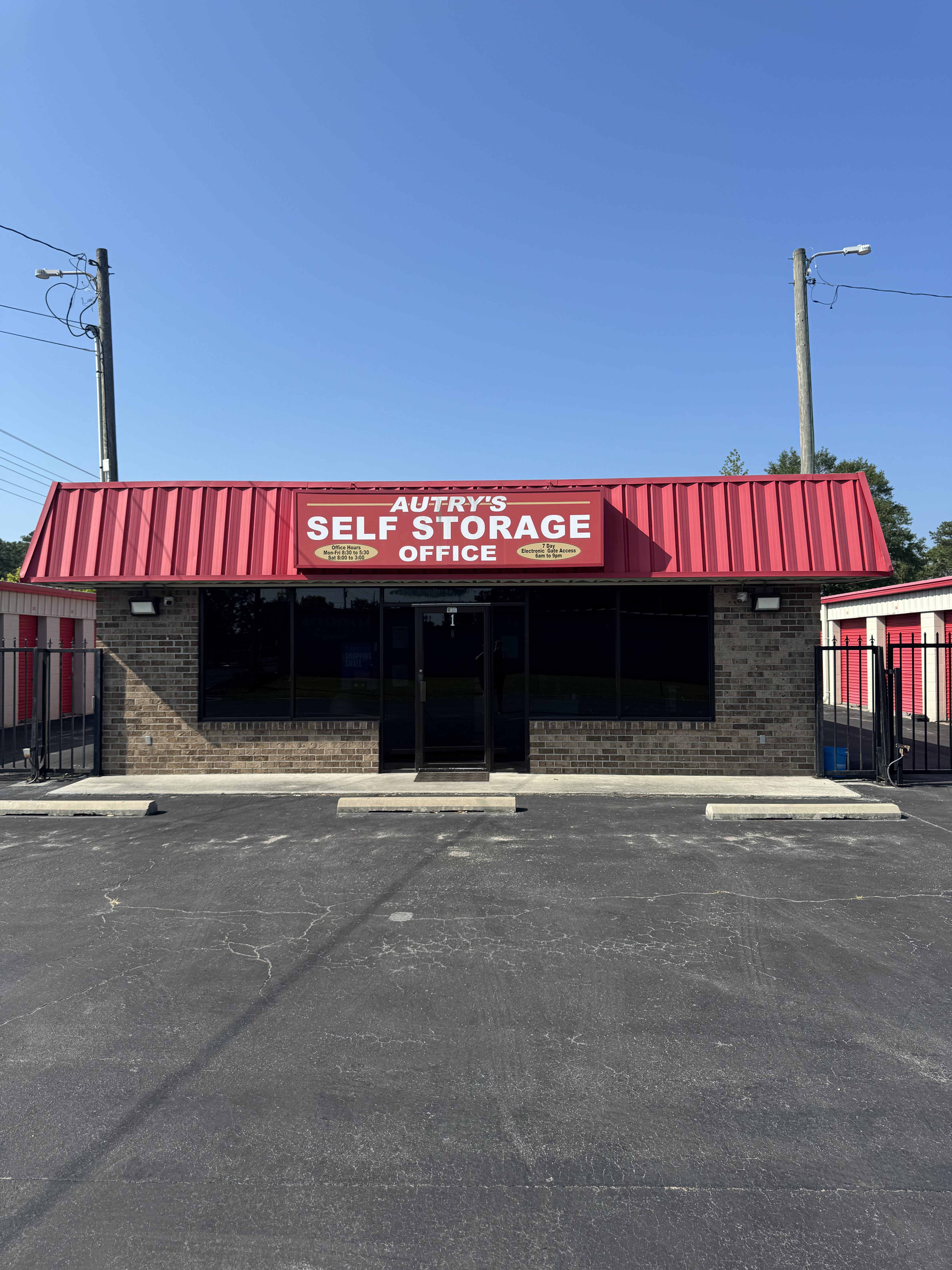 Autry's Self Storage LLC 1 Bailey Drive  Jacksonville, NC 28540